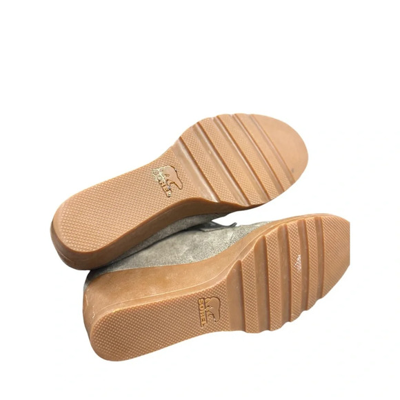 Sorel Suede Toronto olive lace up waterproof boot size 8 - Picture 6 of 7